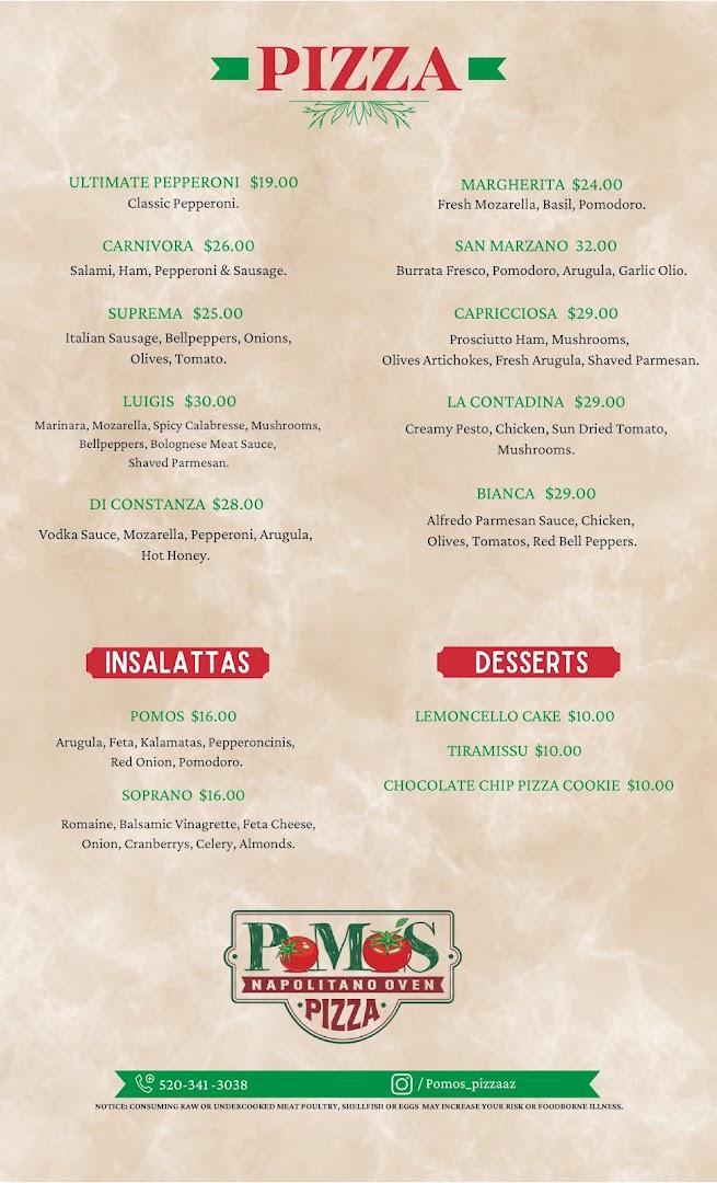 POMO'S Napolitano Oven Menu image 6